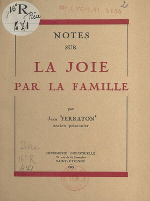 cover image of Notes sur la joie par la famille